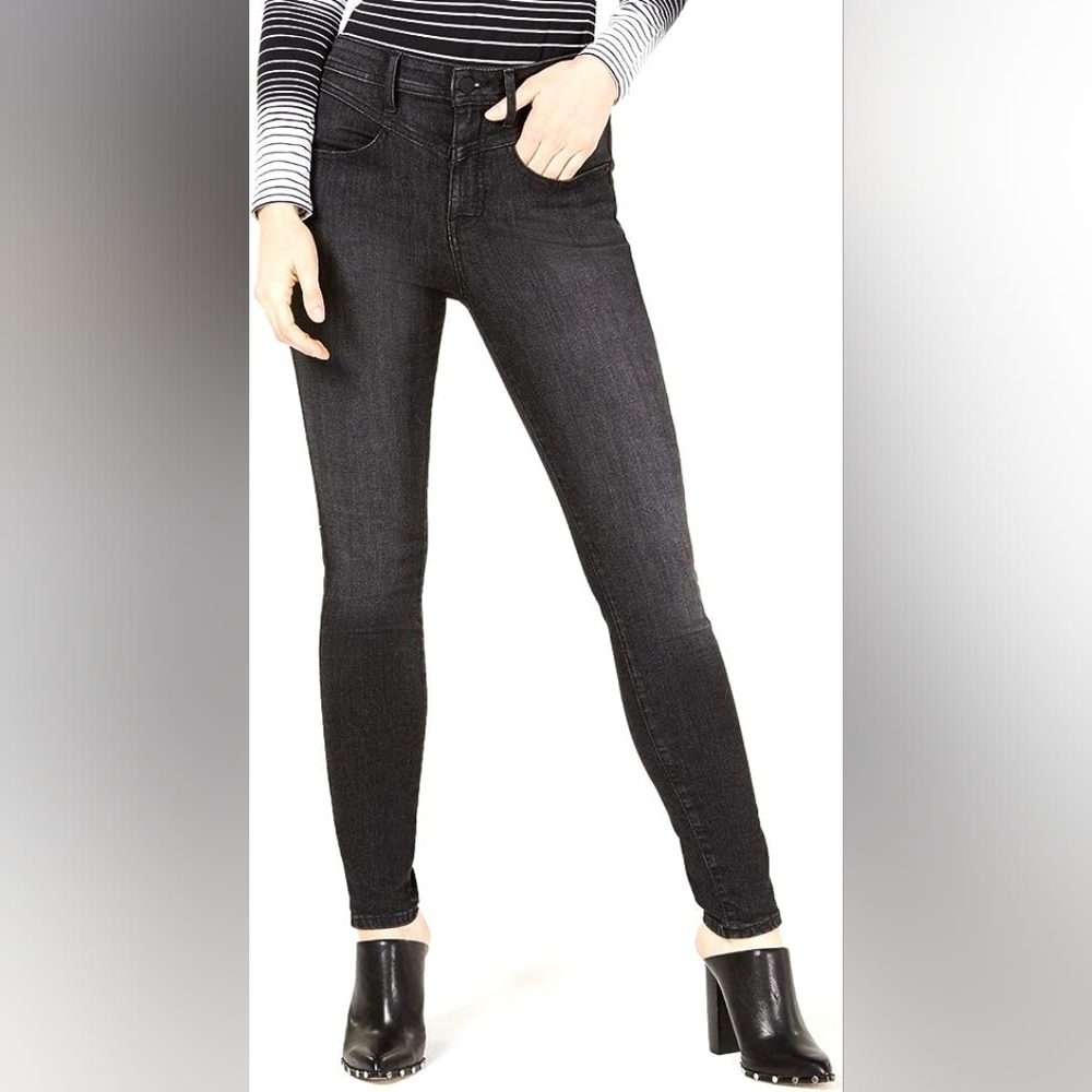 Guess 1981 Chevron Skinny Black Ash Denim 28
